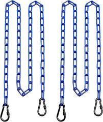 2 Swing Chains Heavy Duty (63″) Fully Plastic Coated with 4 Free Quick Links Ant