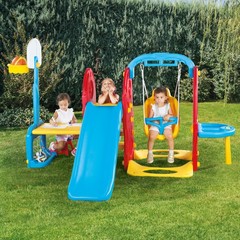 DOLU Toys 7-in-1 Backyard Playground Outdoor Use for Children Ages 2 to 5 Years