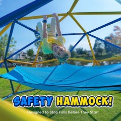 Zupapa 6FT Climbing Dome for Kids 3-8, 750LBS Anti-Rust Metal Jungle Gym, Blue