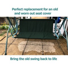 Upgraded Heavy-Duty Waterproof Outdoor Swing Seat & Bench Replacement 58x19x19in