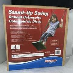 Swing-N-Slide NE 5041 Stand-Up Swing with 14″ x 14″ Swing Base and Coated Chains