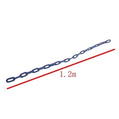 Blue Heavy Duty Soft Plastic Coated Iron Chain Iron Link For Swing Seat 1.2M