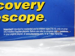 PlayStar Playset Add-On Accessory Discovery Telescope NEW 2004 Blue PS 7832 Fort