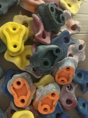 36 Piece Used Rock Climbing Holds Active Kid Play No Hardware