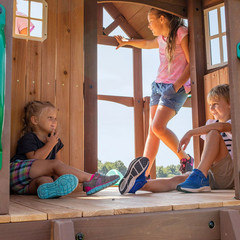 Backyard Discovery Skyfort II Cedar Swing Set/PlaySet FREE SHIPPING NEW