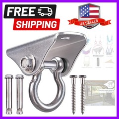 Heavy Duty Swing Hanger Stainless Steel Ceiling Swing Hooks 1 Pack | 180° Swi…