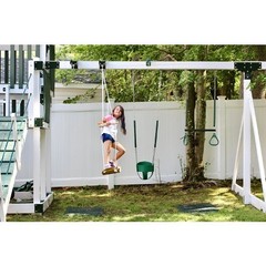 Swingset Conversion Bracket Green No Tree Required Swing Set Attachment