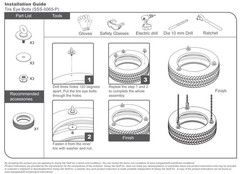SWING SET STUFF TIRE EYE BOLTS seat playground fun child accessory hardware 0065