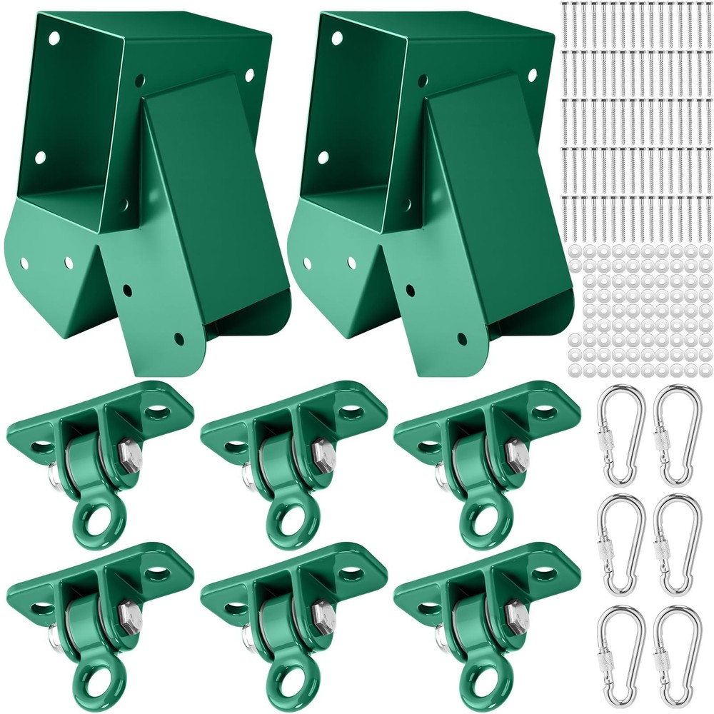 Heavy Duty a Frame Swing Set Bracket Kit Include 2 Brackets & 6 Swing Hangers…