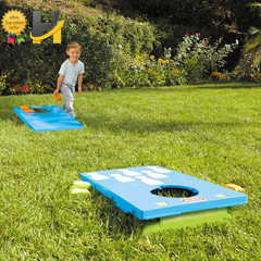 5-In-1 Cornhole Game Set Sports Set Included Bean Bags Lawn Darts and Balls Ages