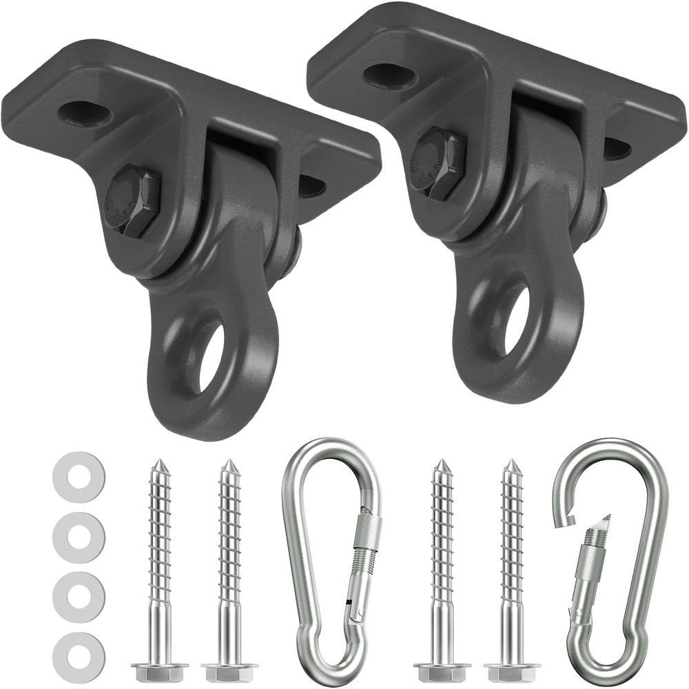 Heavy Duty Porch Swing Hangers Kit, with Screws Bolts for Wooden Sets Playgro…