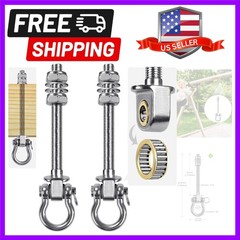 Heavy Duty Swing Hangers with Silent Bearings, 1500LB Capacity Stainless Stee…