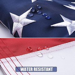American Flag – Outdoor Heavy Duty Durable 210D Oxford Polyester US 1×1.5 Ft