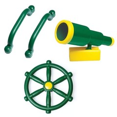 Playground Accessories for Kids Outdoor Playset Kids Telescope, Wheel, Bars