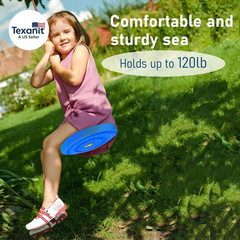 Tree Rope Swing Disc, Rope Swings round Kids Swing Seat Strong Disc Swings for O