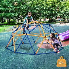 TOBBI Kids Jungle Gym Dome Metal Toddler Climbing Frame Sports Play Set for Gift