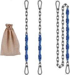 2 Stainless Steel Chains (84″) Swing Chains Heavy Duty Swing Hardware 4 Quick…