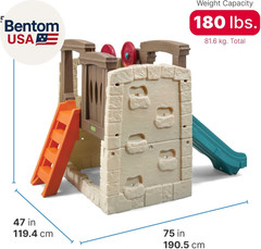 Woodland Climber II Kids Playset, Ages 2 –6 Years Old, Toddler Slide and Climbin