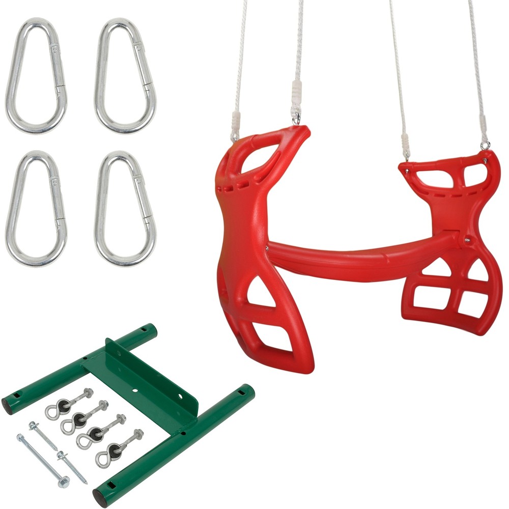 SWING SET STUFF INC. GLIDER WITH ROPE KIT RED toys boy girl outdoor fort 0305
