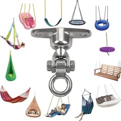 Heavy Duty Swing Hanger for 1500 LBS Capacity Hammock Hanger 360+180 Swivel S…