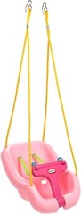 Durable 2-in-1 Snug ‘n Secure Pink Swing – Suitable for Ages 9 Months to 4 Years