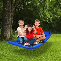 700lb Giant 60″ Platform Tree Swing for Kids and Adults Blue