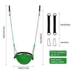 Swing Seat for Kids Heavy Duty Rope Play Secure Children Swing Set,Perfect fo…
