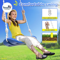 Swing Set for Backyard with Stand, Swing Heavy Duty 440Lbs Metal Outdoor Swing S