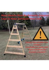 Heavy Duty Children Set Hardware Replacement Kit Including 2 Blue Swing Brackets