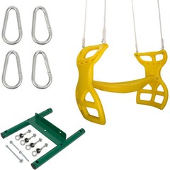 SWING SET STUFF INC GLIDER WITH ROPE KIT YELLOW fun outside backyard deal 0305