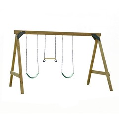 Swing-N-Slide Scout Custom DIY Play Set Hardware Kit (wood Hardware, Brown