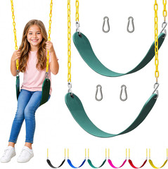 Swing for Outdoor Swing Set – Swing Seat Replacement Kit with Heavy Duty Chains