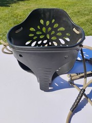 Seleware Heavy-Duty High Back Full Bucket Child Swing Seat Black