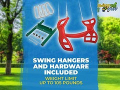 SWING SET STUFF INC. GLIDER WITH ROPE KIT RED toys boy girl outdoor fort 0305