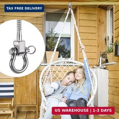 BeneLabel Heavy Duty Swing Hangers – Set of 2 Stainless Steel Screw Brackets for