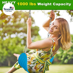 2Pcs 65″ (5.4 Ft) Stainless Steel Swing Chain 1000 Lbs Capacity Porch Swing Chai