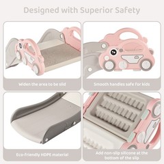Indoor Kids Baby Couch Slide for Toddler 1-3, Sofa Slide Add-on Attachment fo…