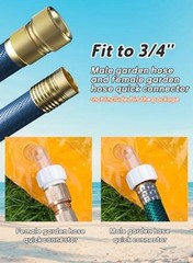 30FT Slip and Water Slide, Extra Long Slip n 30ft-Double Lane Blue and Orange