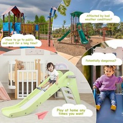 Kids Slide Climber Playset Toddler Climber Indoor Outdoor Freestanding Slide
