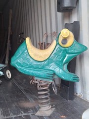 Gametime Saddle Mates Frog – Original Paint