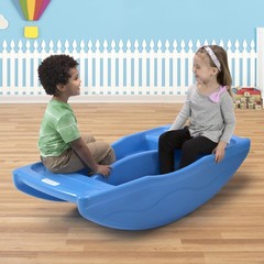 Two Sided Rock and Roll Teeter Totter Seesaw and Climbing Bridge, Fits up to …