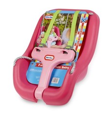 Little Tikes 2-in-1 Snug and Secure Swing, High Back Swing, Magenta