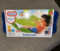 Little Tikes Blue Swing Seat Plastic Outdoor Swing Age 4-7 MPN 632440