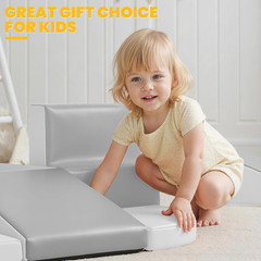 6-Piece Soft Foam Climbing Blocks Set for Toddlers – Indoor Play Gym