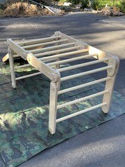 HappyMoon Montessori Climber Set w/ Rock Wall Ramp & Platforms ~ Pikler Triangle