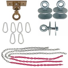 SWING SET STUFF INC. LIGHT DUTY TIRE SWIVEL KIT (PINK) kids fun boy girl 0302