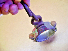 PARIS No. 13 Swing Hanger Hardware Single Piece Frozen Bolts Vintage Hardware!