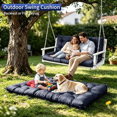 Porch Swing Cushions 60x40x4.7 Inch, 2-3 Seaters Swing Cushions for Outdoor Furn