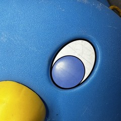 Vintage Step 2 Penguin Swing Blue Toddler Baby