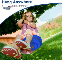 Tree Rope Swing Disc, Rope Swings round Kids Swing Seat Strong Disc Swings for O